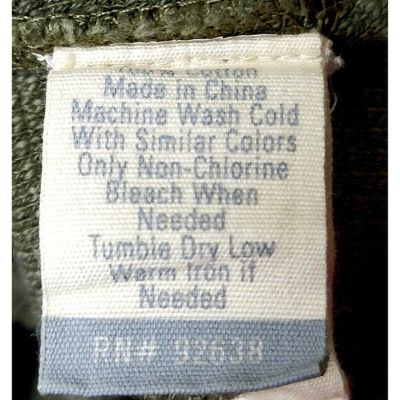 Fossil Y2K Mens Knit Hoodie Henley w Pockets Surfer Boarder Green Size L HTF VGC - Picture 14 of 16